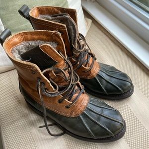 Frye Fur Duck Boots